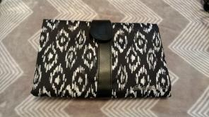 Black and white Eddie Bauer changing pad