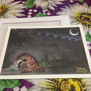 DISNEY ALADDIN LITHOGRAPH 2015
