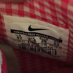 Girls Nike basketball high tops
