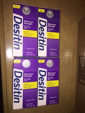 4 Desitin Max Strength 2.0oz.
