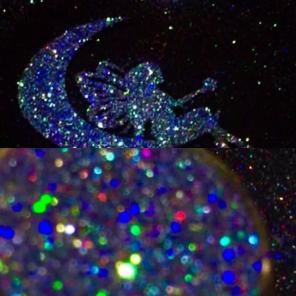 'MOON FAERY'. Cosmetic GLITTER
