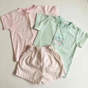 Vintage Floral Shirt & Shorts Set 2T
