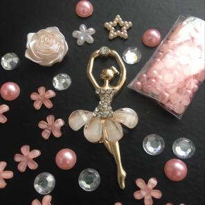 Ballerina Bling Flat Back Bling Deco #PB