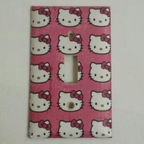 HELLO KITTY & baseball light cover