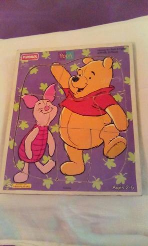 2 Vintage 8 piece each wooden puzzle