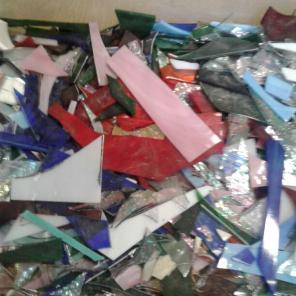 10#Asst Scrap Glass Mix