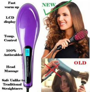 LCD Temp. Control Hair Straight Brush
