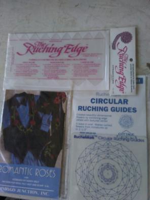 2 RUCHING GUIDES 1 FLOWER VEST SCARF