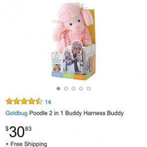 Poodle harness-keep up w/ active kids