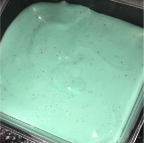 Juicy green Apple Jacks Slime