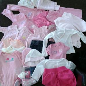 Girl baby newborn to 6 month bundle