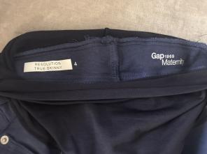 GAP Maternity Jeans, Size 4.