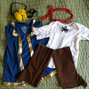 Handmade Jake the Pirate costume