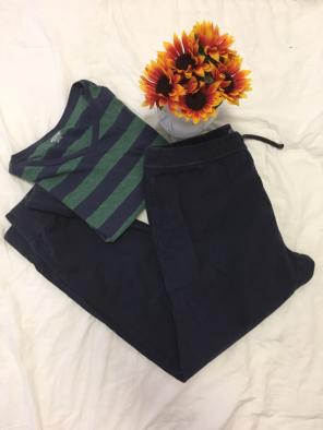 American Eagle Blue Jogger Pants L