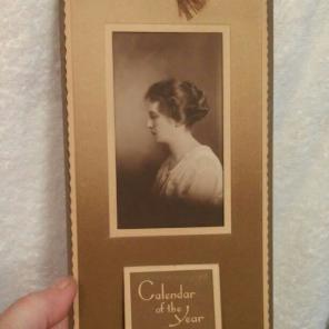 Original 1919 calendar.
