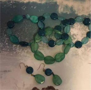 Bracelets and earrings