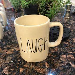 Rae Dunn Laugh Mug