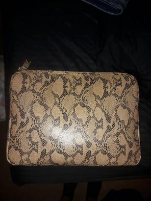 Snakeskin Laptop Bag