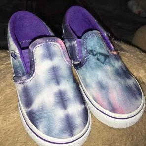 KIDS TIE DYE VANS