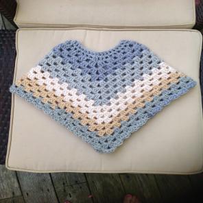 Little Girls Fall Poncho.18-24mo.