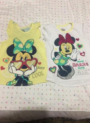 Girls 6x Minnie Mouse T Shirts