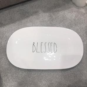 Rae Dunn Blessed Oval Platter
