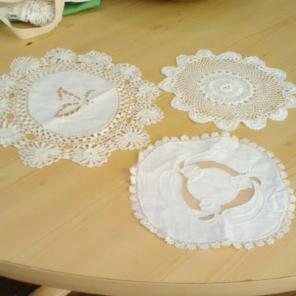Vintage All Handmade Doilies Collection
