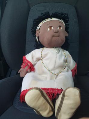 Homemade Sacajawea doll