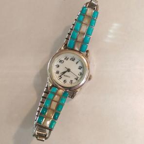 Sterling Silver Turquoise Watch