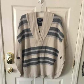 American Eagle Hooded Poncho