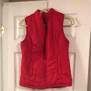 Red women's vest