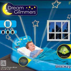 Dream Glimmers air bed blue boys