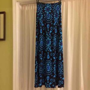 Pink Blush Maternity Maxi Skirt- small