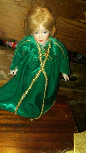 Rapunzel porcelain doll