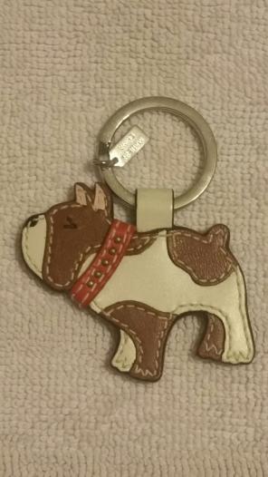 Coach Bulldog Keyfob