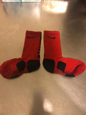 Dri-Fit Boys Red Nike Socks