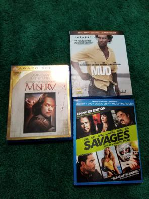 Three Blu Rays