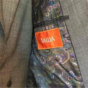 Tallia gray suit 40R & 32R pant slim
