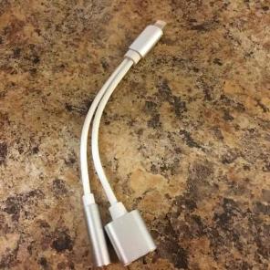 Adapter for iPhone 7 color silver
