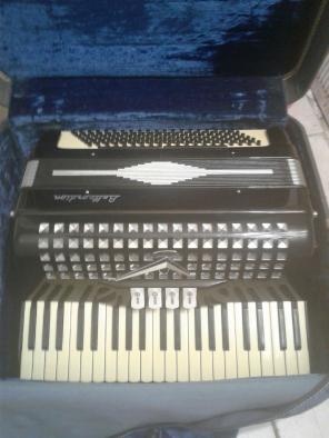 Vintage musical instruments accordion