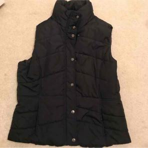 Black puffer jacket