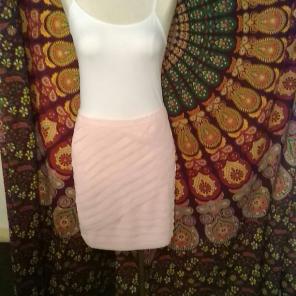 NWT New York & CO pink skirt, 4