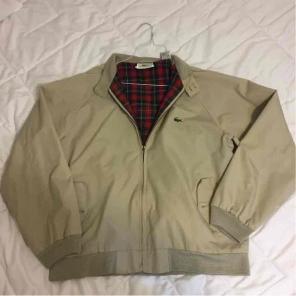 Lacoste X Izod khaki jacket