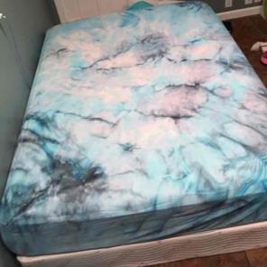 Blue marble pattern sheet