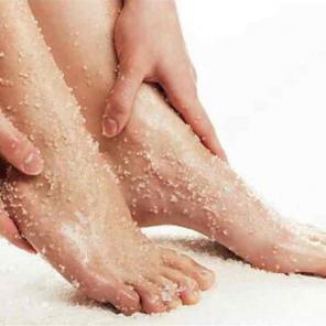 Organic vanilla hazelnut foot scrub sale