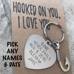 Fishing keychain