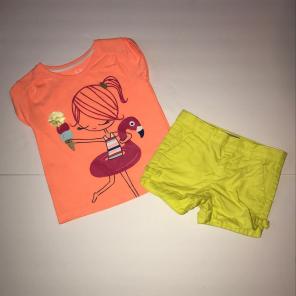 Baby Gap Tee & Yellow Shorts Set - 3Y