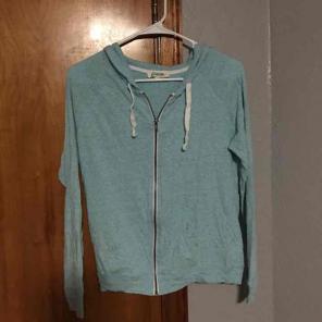 Lightweight zip up hoodie