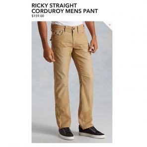 Men's True Religion Corduroys