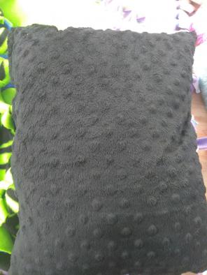 Soft black pillow